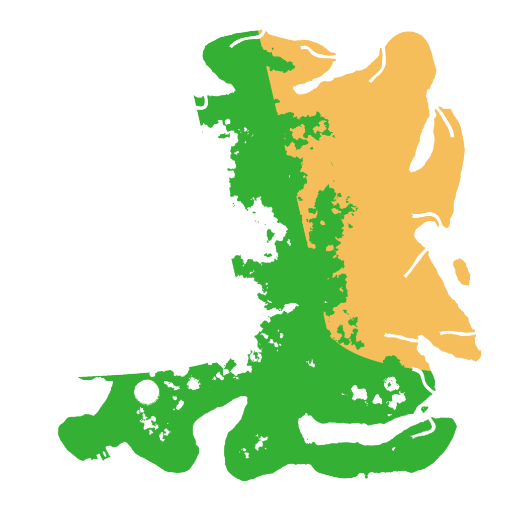Biome Rust Map: Procedural Map, Size: 3700, Seed: 933532358