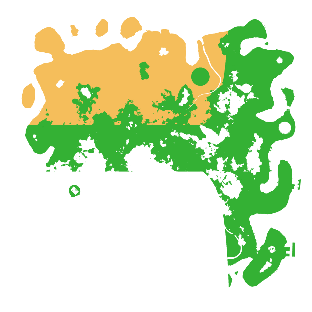 Biome Rust Map: Procedural Map, Size: 4500, Seed: 1803175763