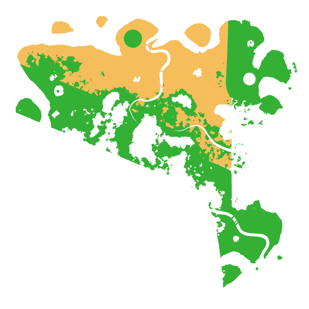 Biome Rust Map: Procedural Map, Size: 4500, Seed: 911