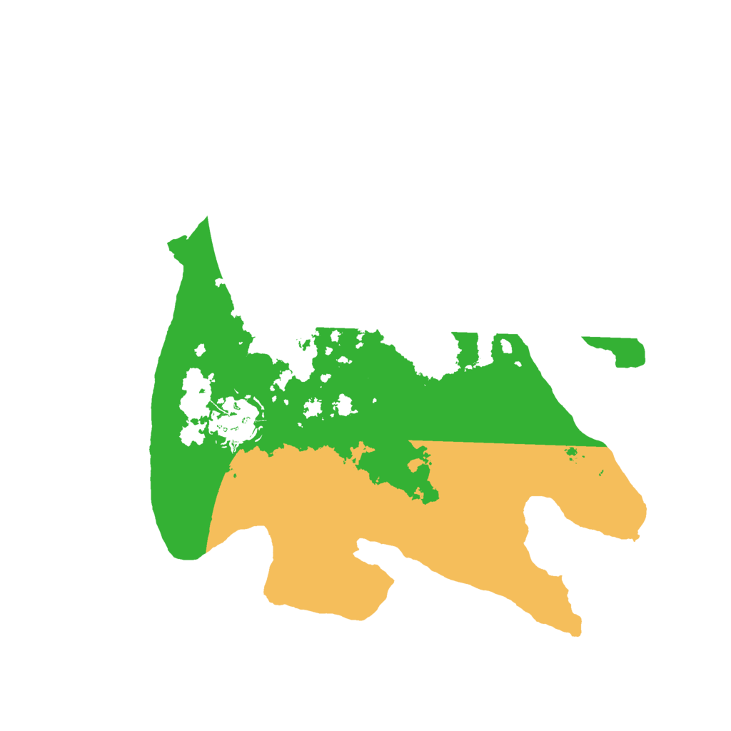 Biome Rust Map: Barren, Size: 2500, Seed: 1997