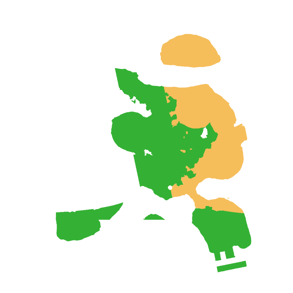 Biome Rust Map: Procedural Map, Size: 2000, Seed: 19857