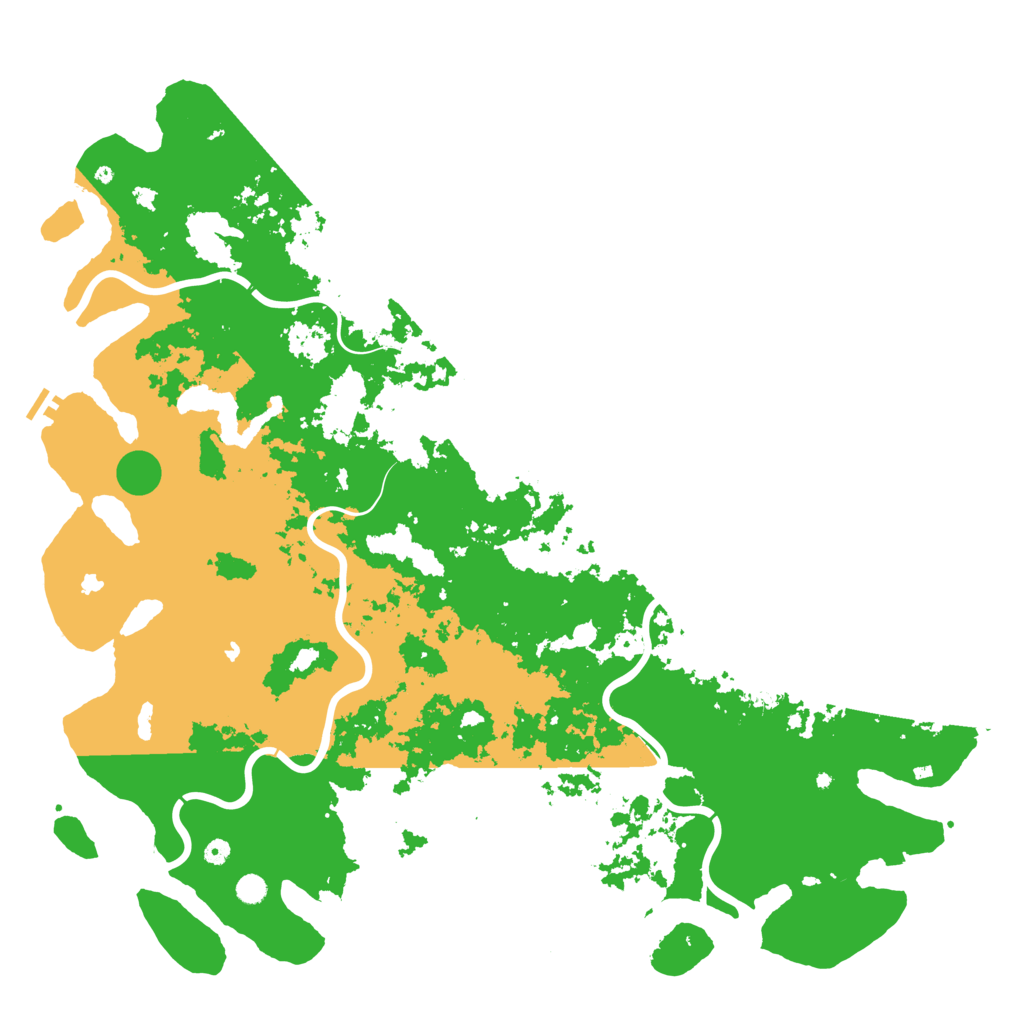 Biome Rust Map: Procedural Map, Size: 6000, Seed: 87195676