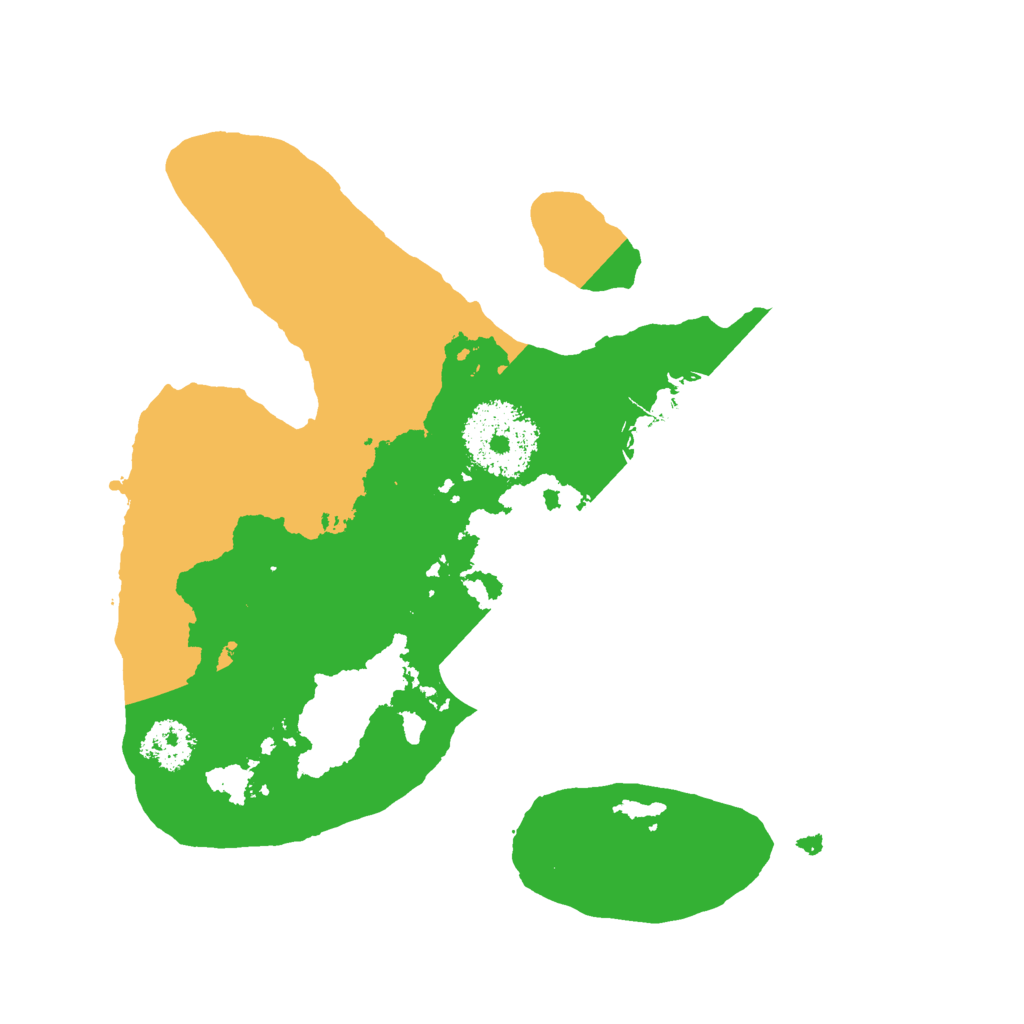 Biome Rust Map: Procedural Map, Size: 2100, Seed: 34