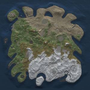 Thumbnail Rust Map: Procedural Map, Size: 4000, Seed: 1403031979, 20 Monuments