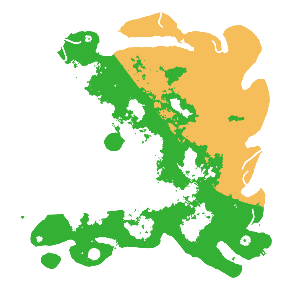 Biome Rust Map: Procedural Map, Size: 4300, Seed: 51