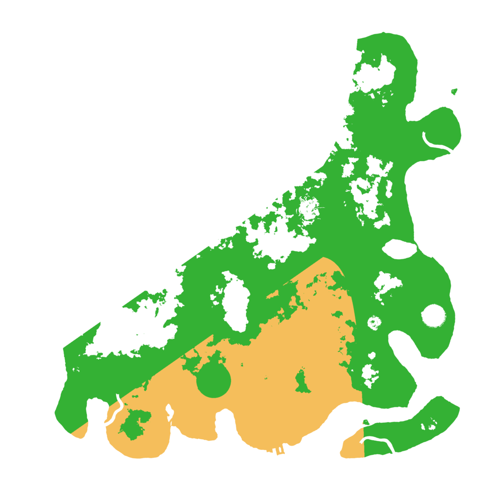 Biome Rust Map: Procedural Map, Size: 3800, Seed: 1946