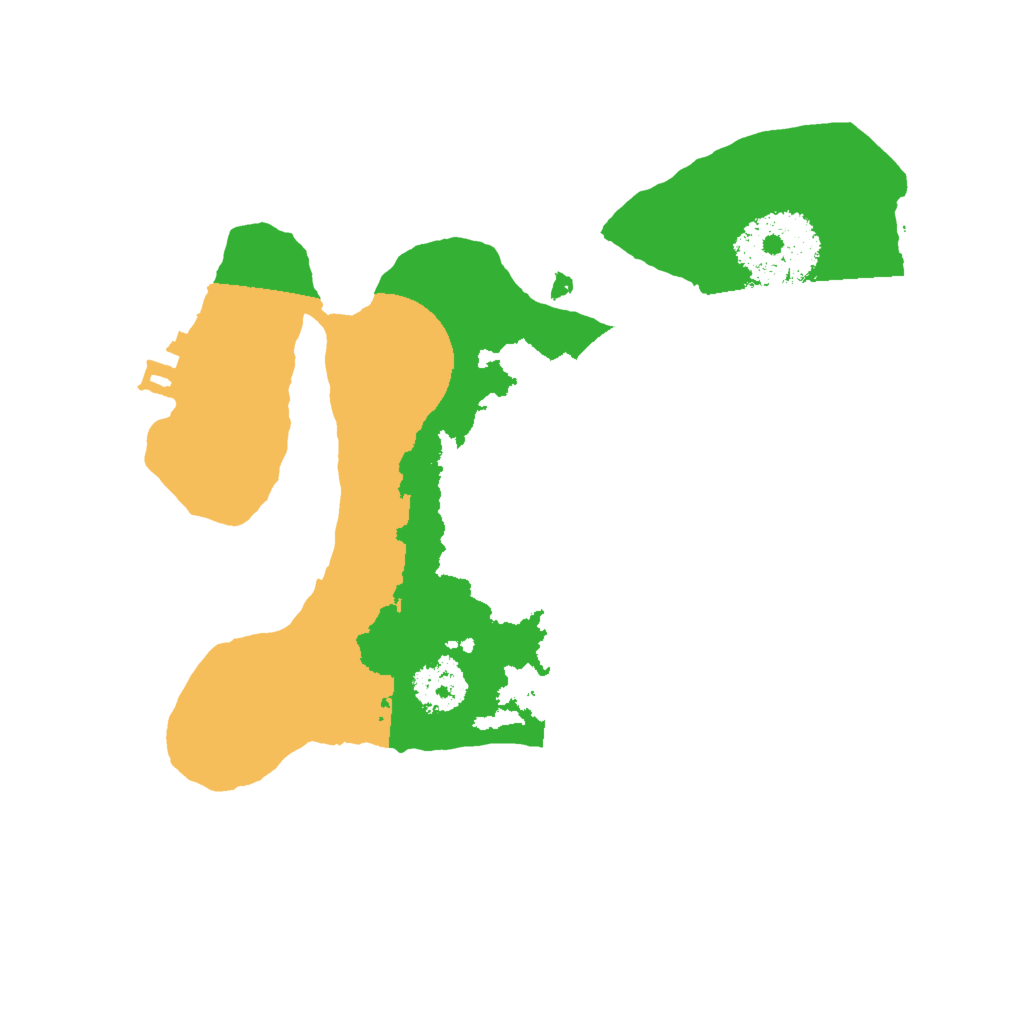 Biome Rust Map: Procedural Map, Size: 2000, Seed: 186628993