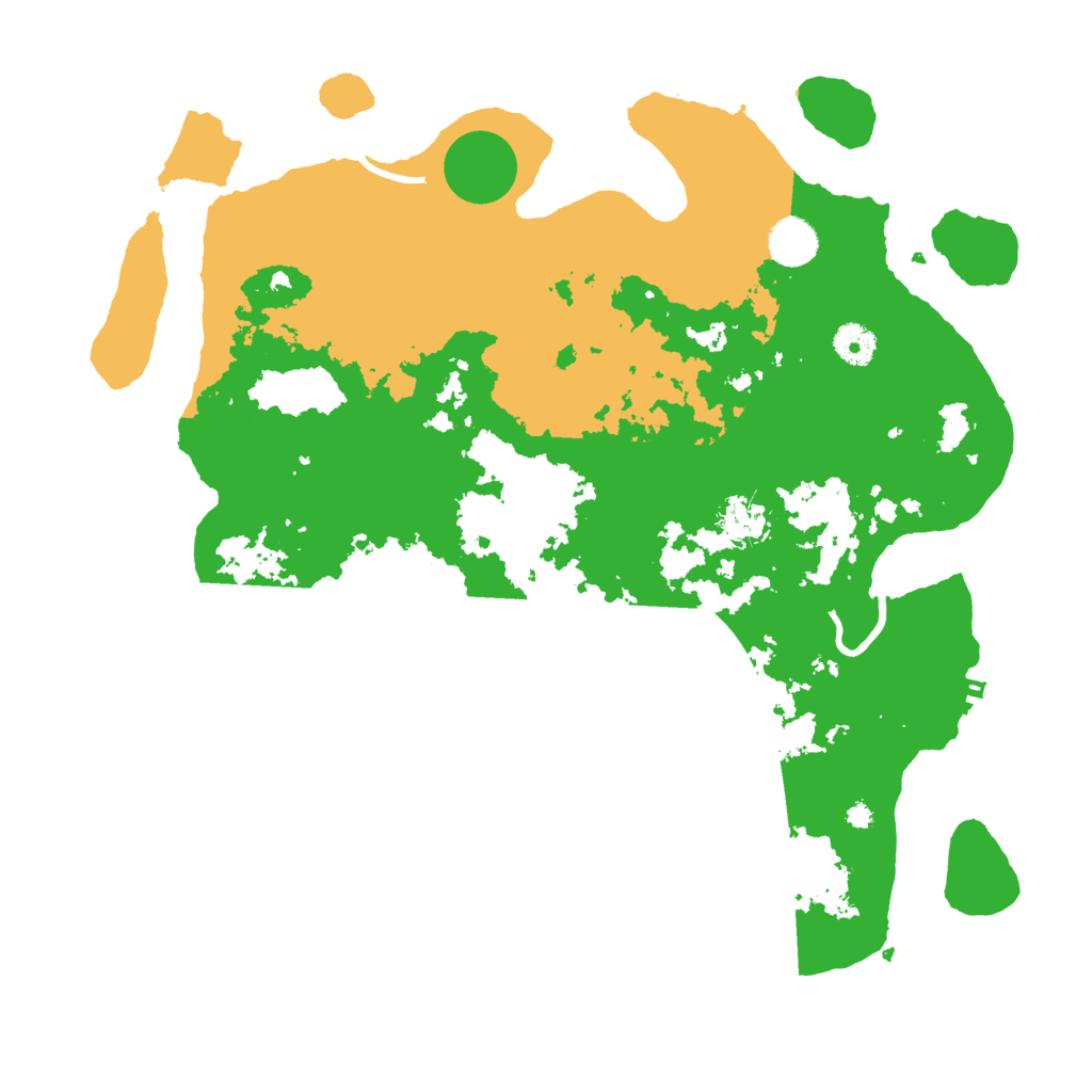 Biome Rust Map: Procedural Map, Size: 3950, Seed: 131233960