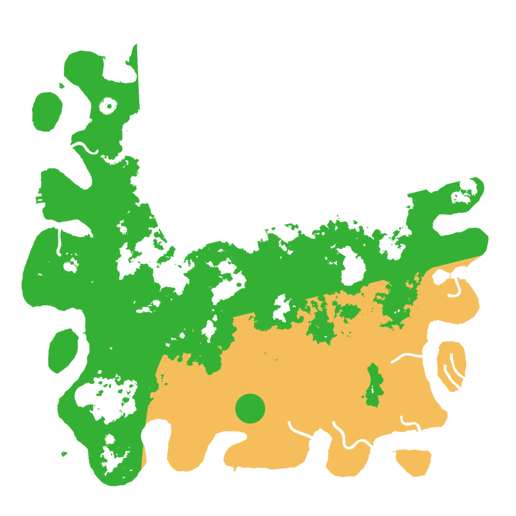 Biome Rust Map: Procedural Map, Size: 4570, Seed: 1