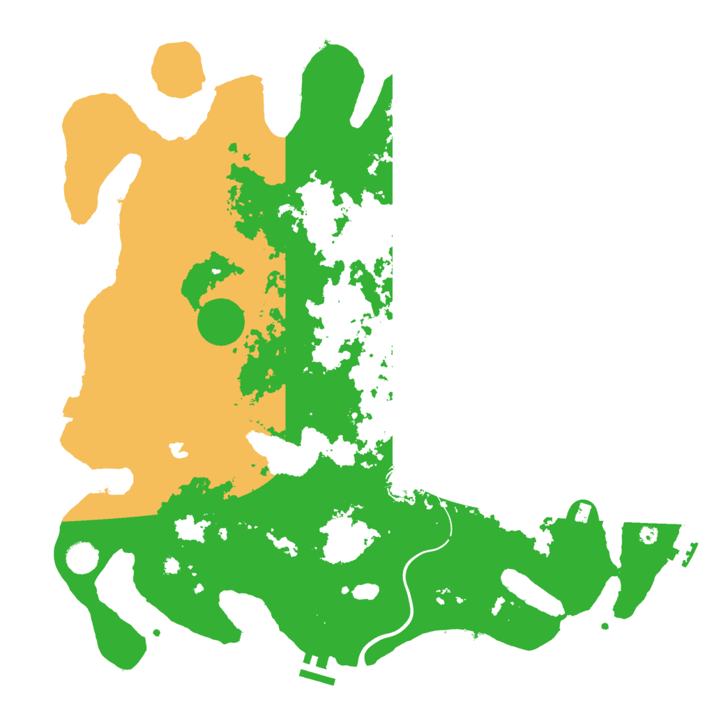 Biome Rust Map: Procedural Map, Size: 4000, Seed: 28804