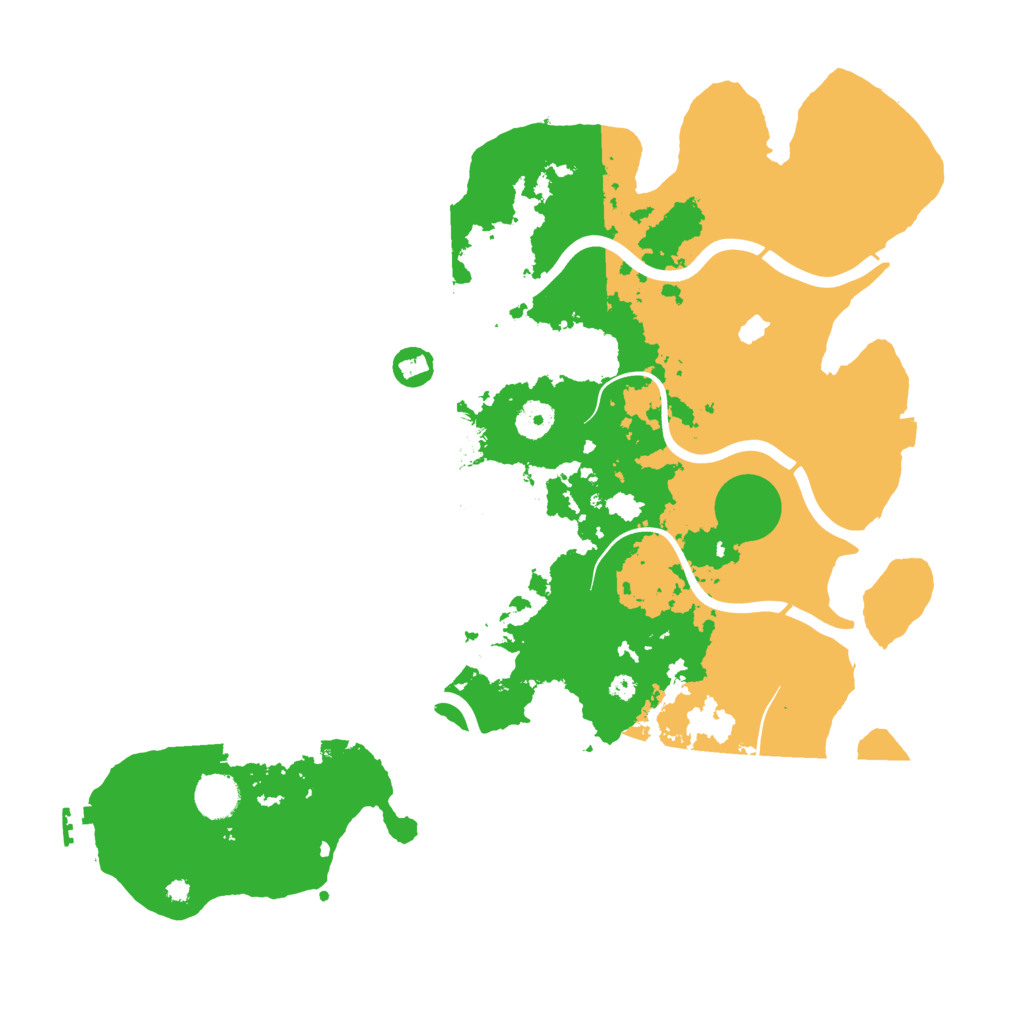 Biome Rust Map: Procedural Map, Size: 4050, Seed: 2047020647