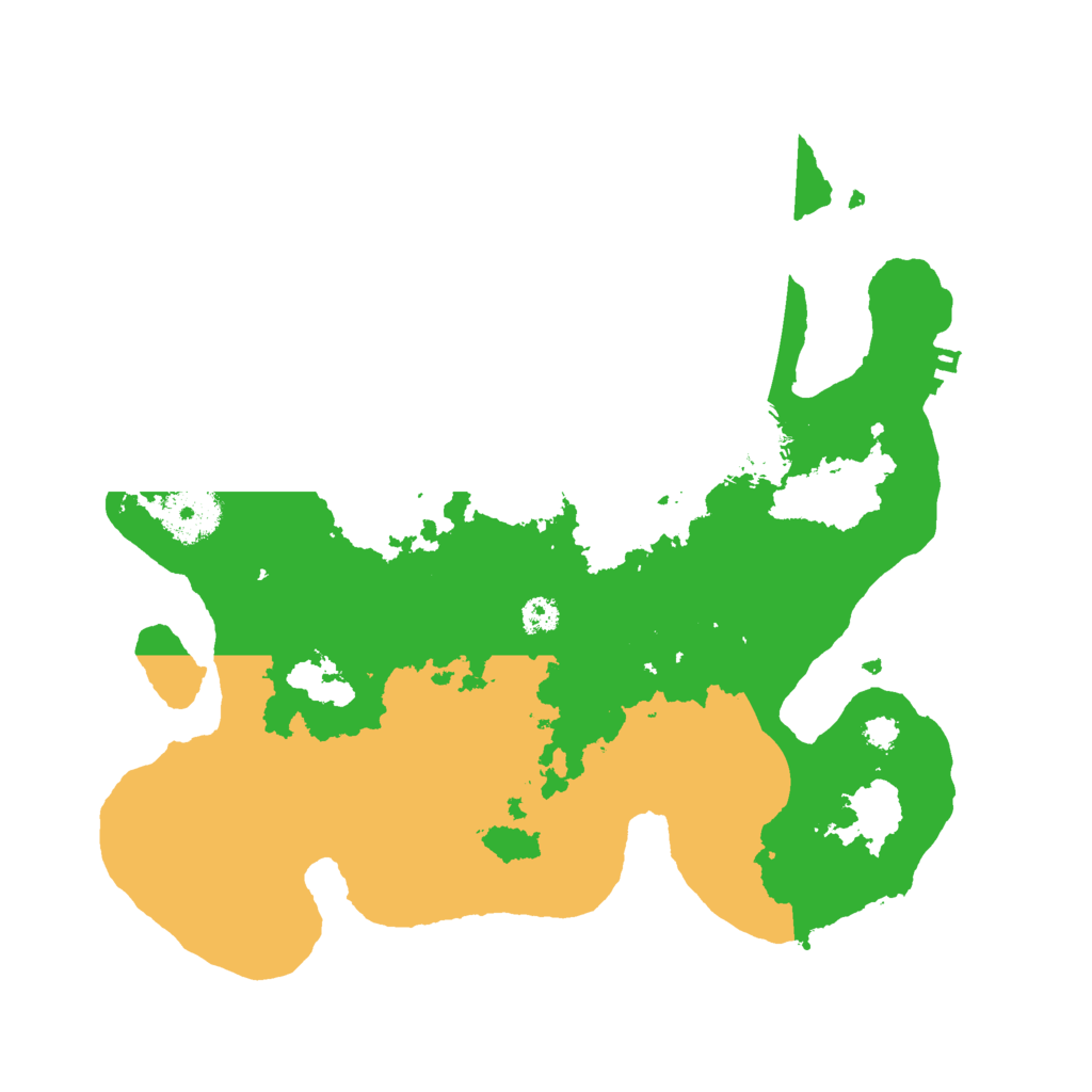 Biome Rust Map: Procedural Map, Size: 3000, Seed: 24436