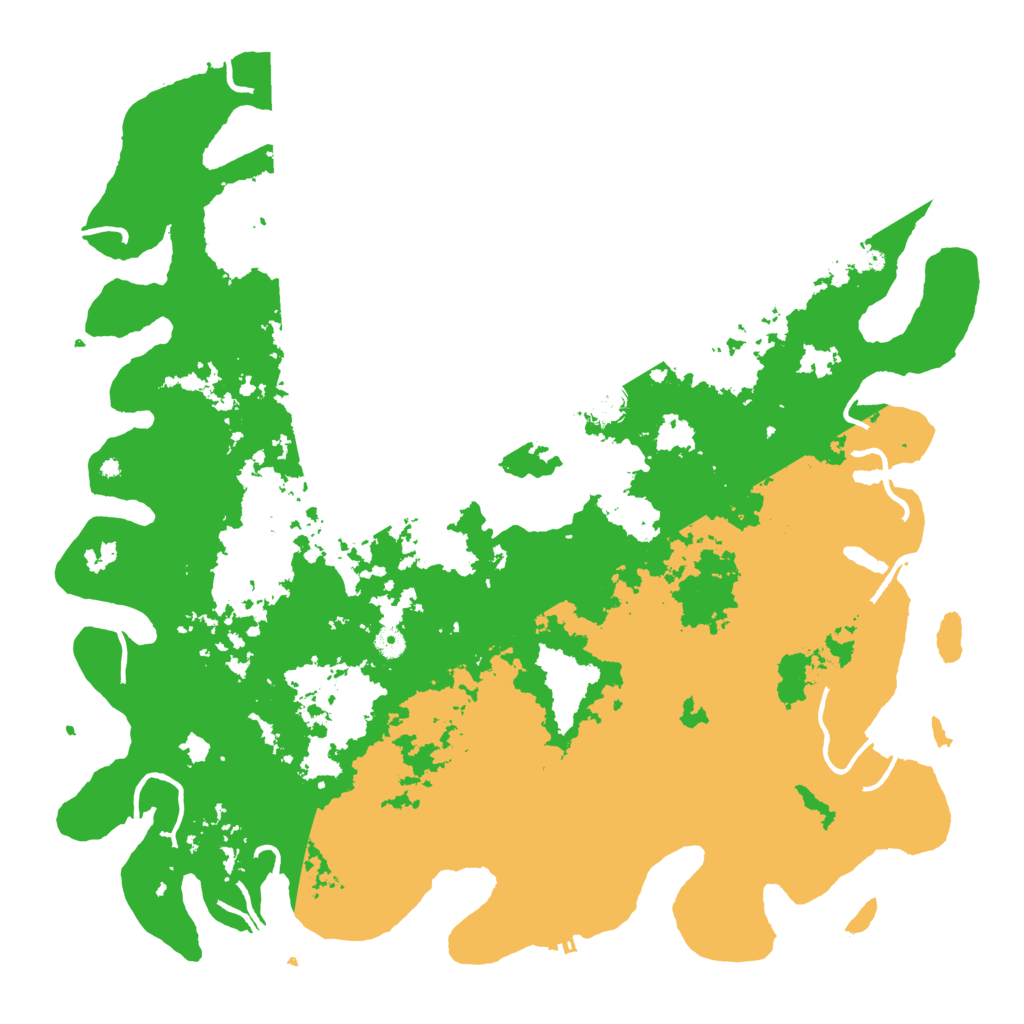 Biome Rust Map: Procedural Map, Size: 5000, Seed: 1941560295