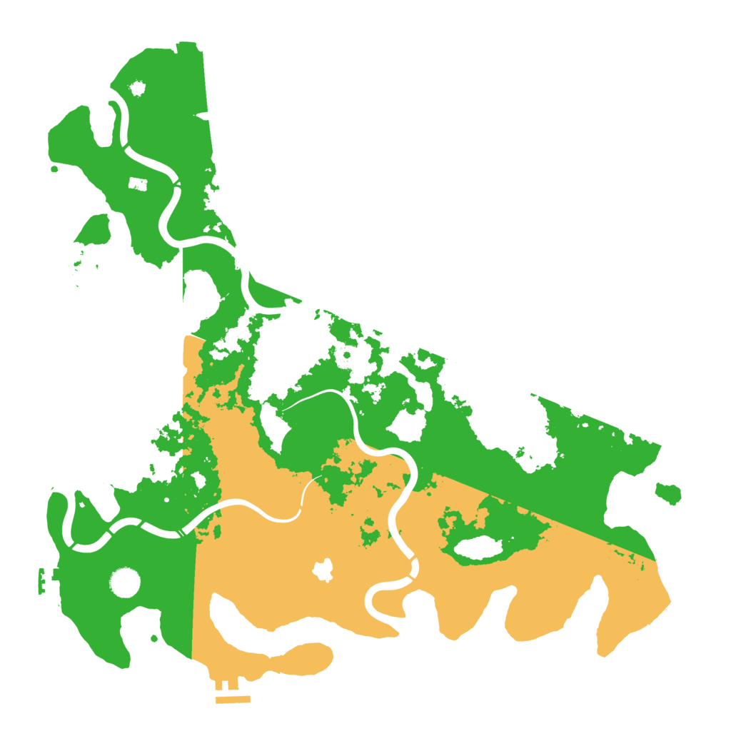 Biome Rust Map: Procedural Map, Size: 4250, Seed: 69