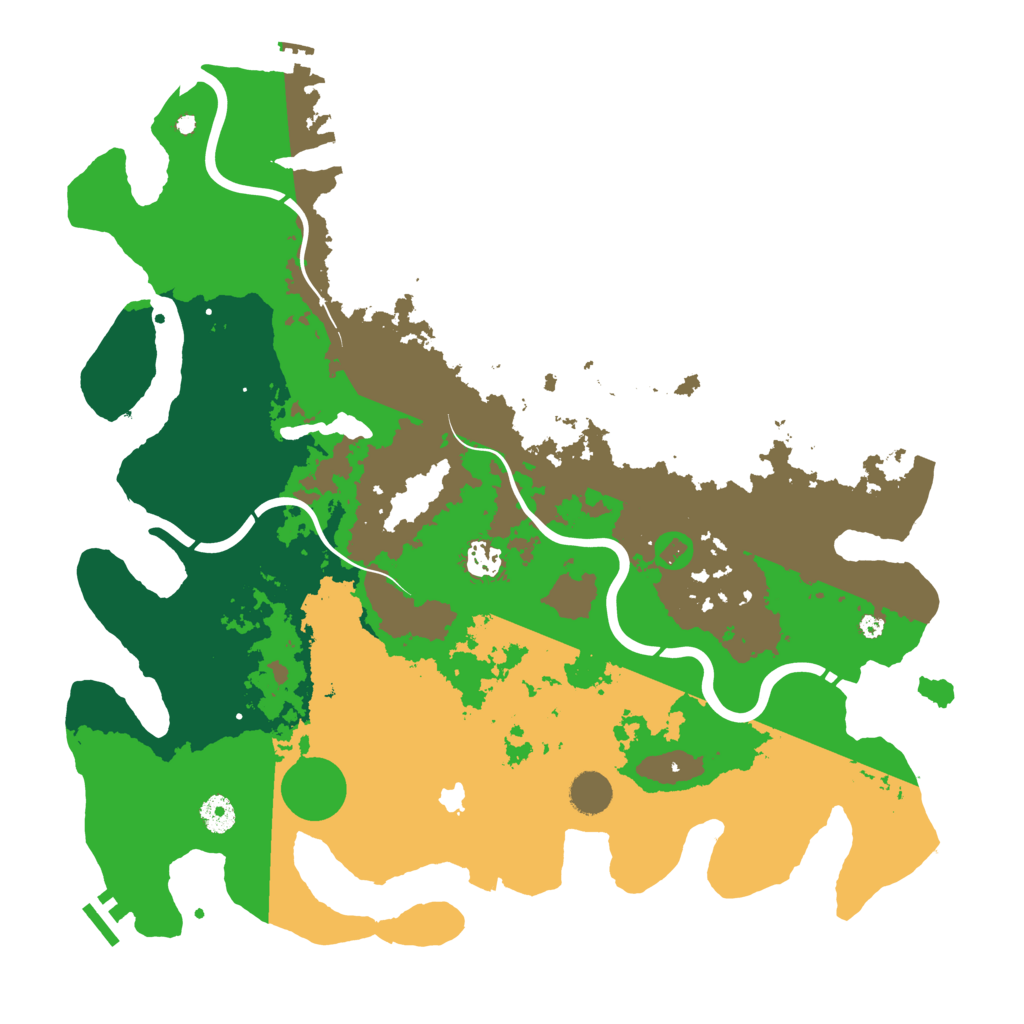 Biome Rust Map: Procedural Map, Size: 4250, Seed: 69