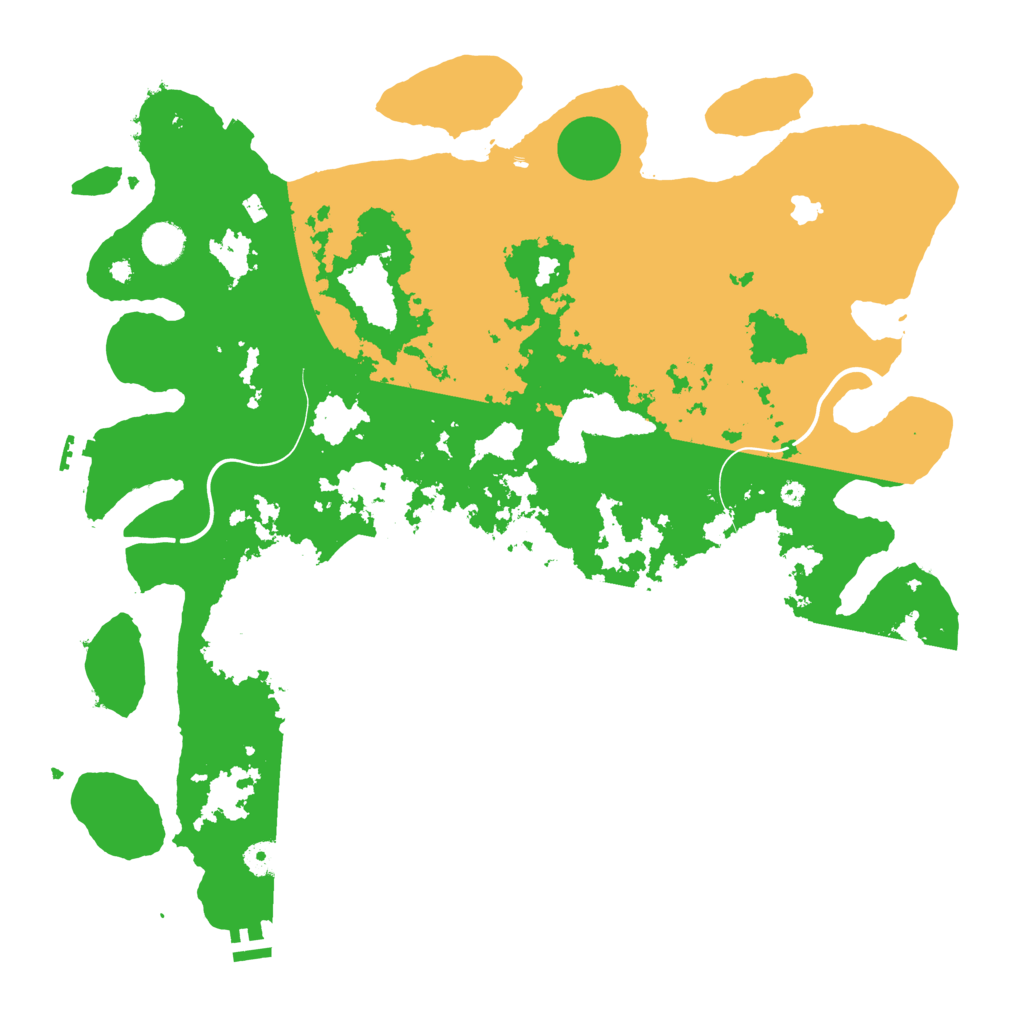 Biome Rust Map: Procedural Map, Size: 4250, Seed: 500831581