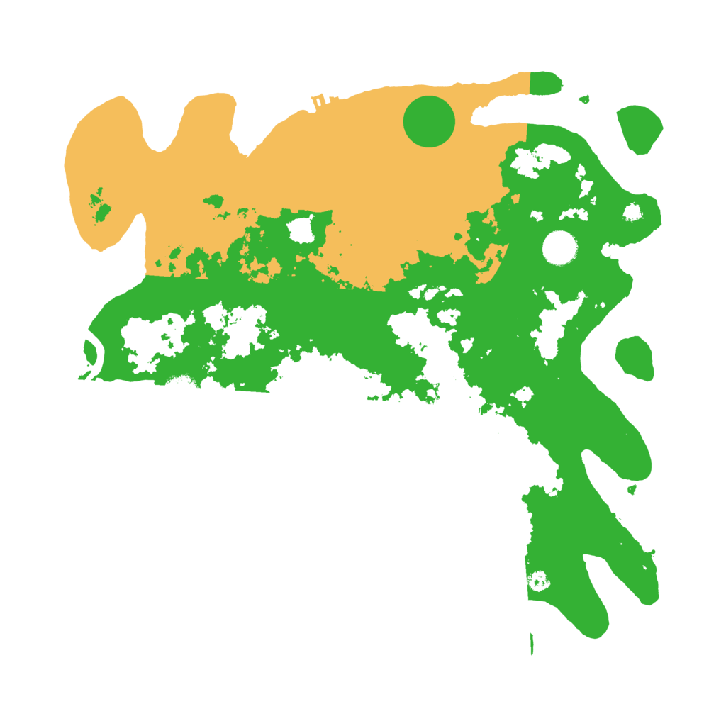 Biome Rust Map: Procedural Map, Size: 3700, Seed: 97430