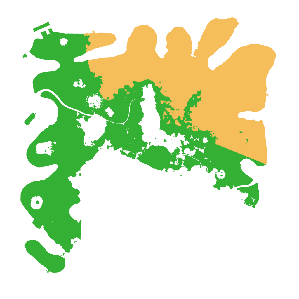 Biome Rust Map: Procedural Map, Size: 3500, Seed: 381572456