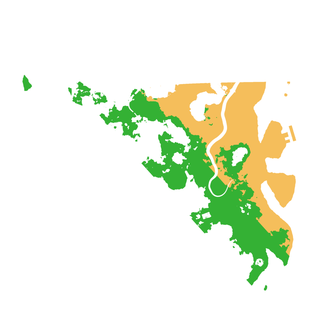 Biome Rust Map: Procedural Map, Size: 4070, Seed: 6666