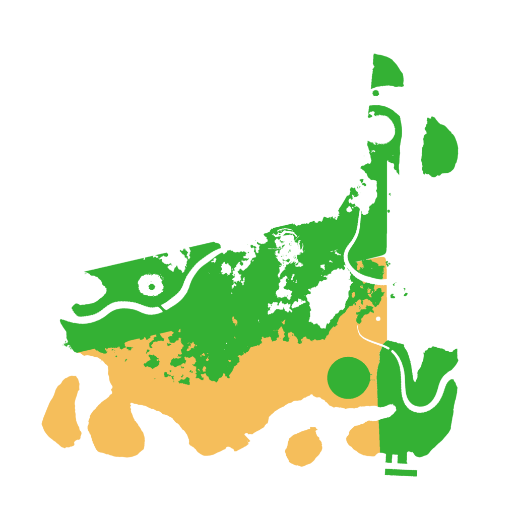 Biome Rust Map: Procedural Map, Size: 3250, Seed: 2881981