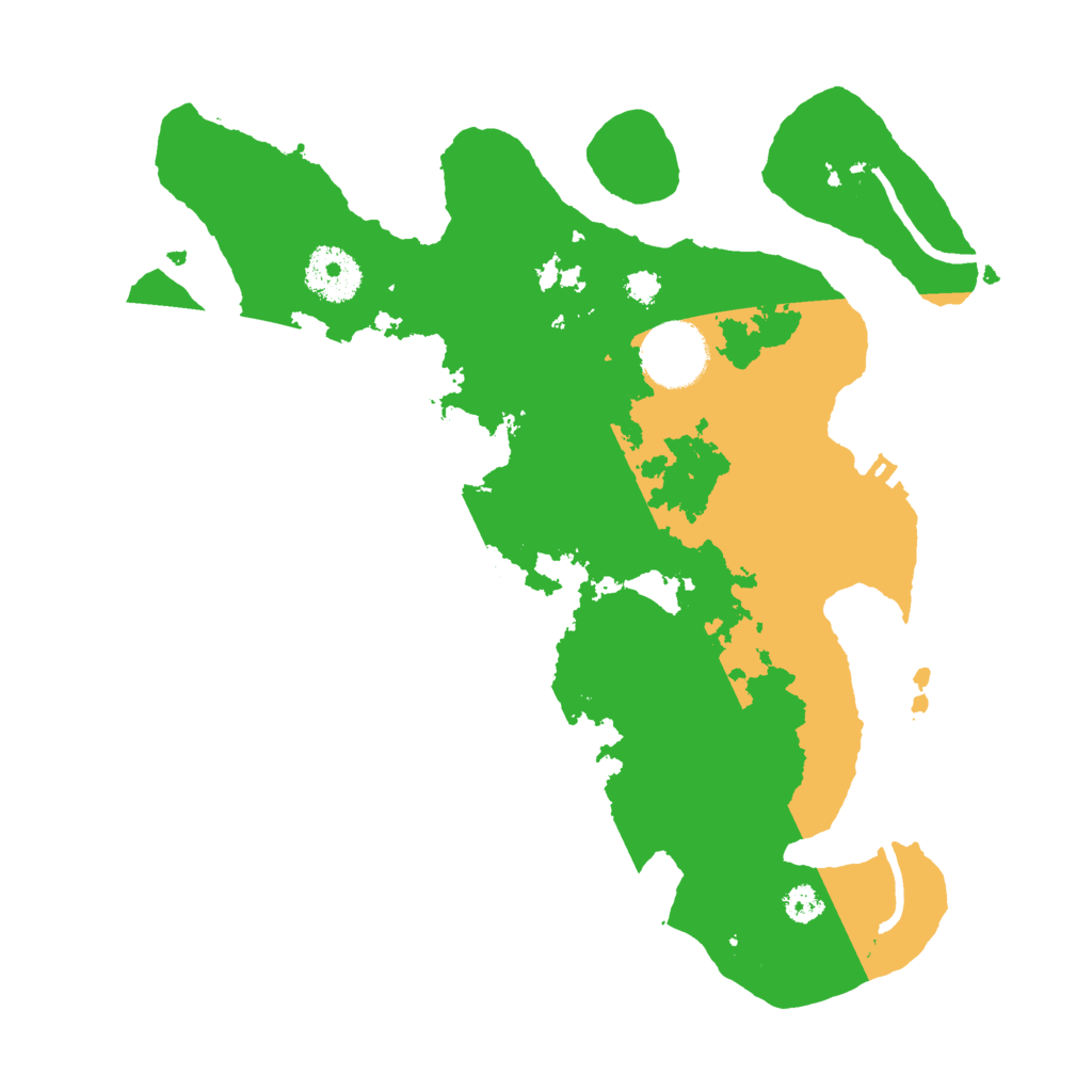Biome Rust Map: Procedural Map, Size: 3000, Seed: 12321463