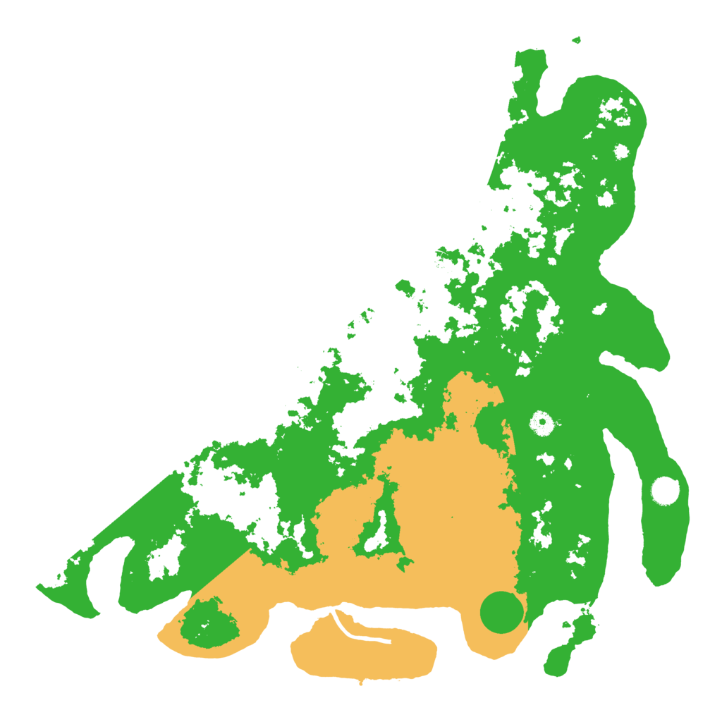 Biome Rust Map: Procedural Map, Size: 4500, Seed: 55555