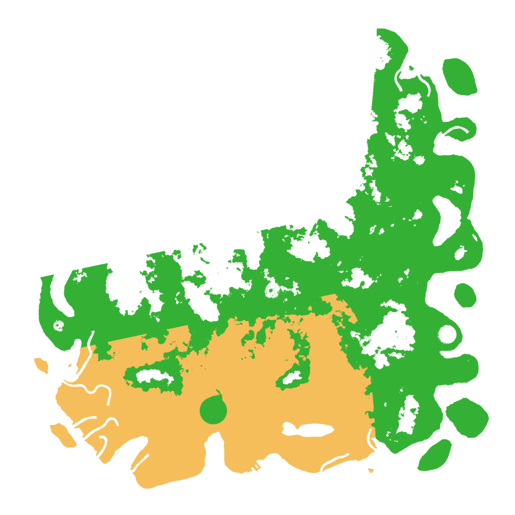 Biome Rust Map: Procedural Map, Size: 5000, Seed: 32570913