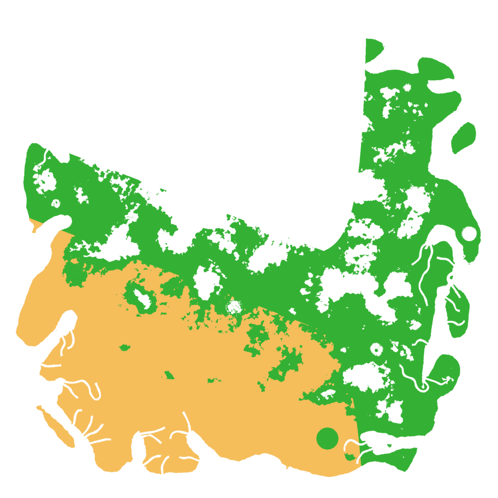 Biome Rust Map: Procedural Map, Size: 6000, Seed: 270322