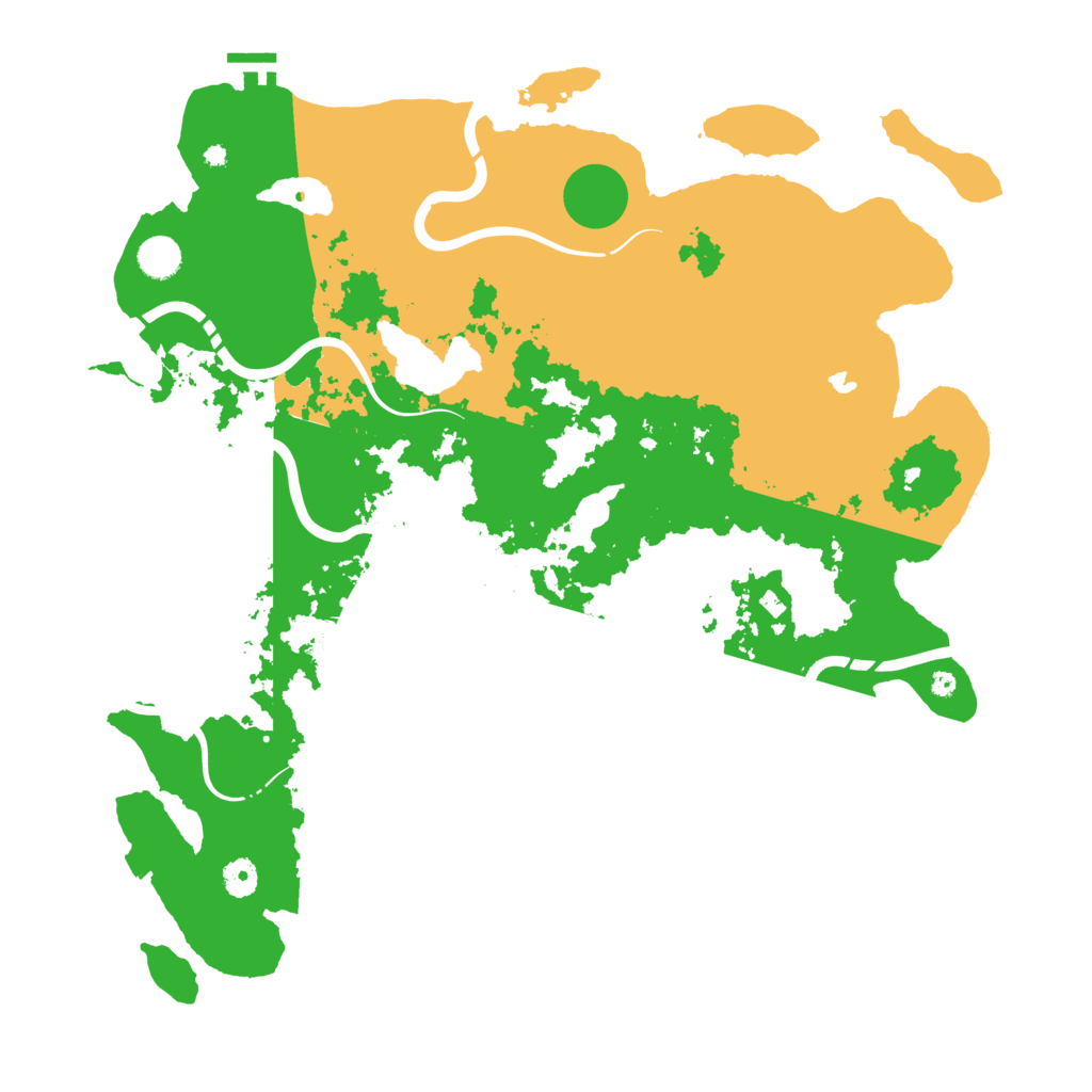 Biome Rust Map: Procedural Map, Size: 4470, Seed: 18945
