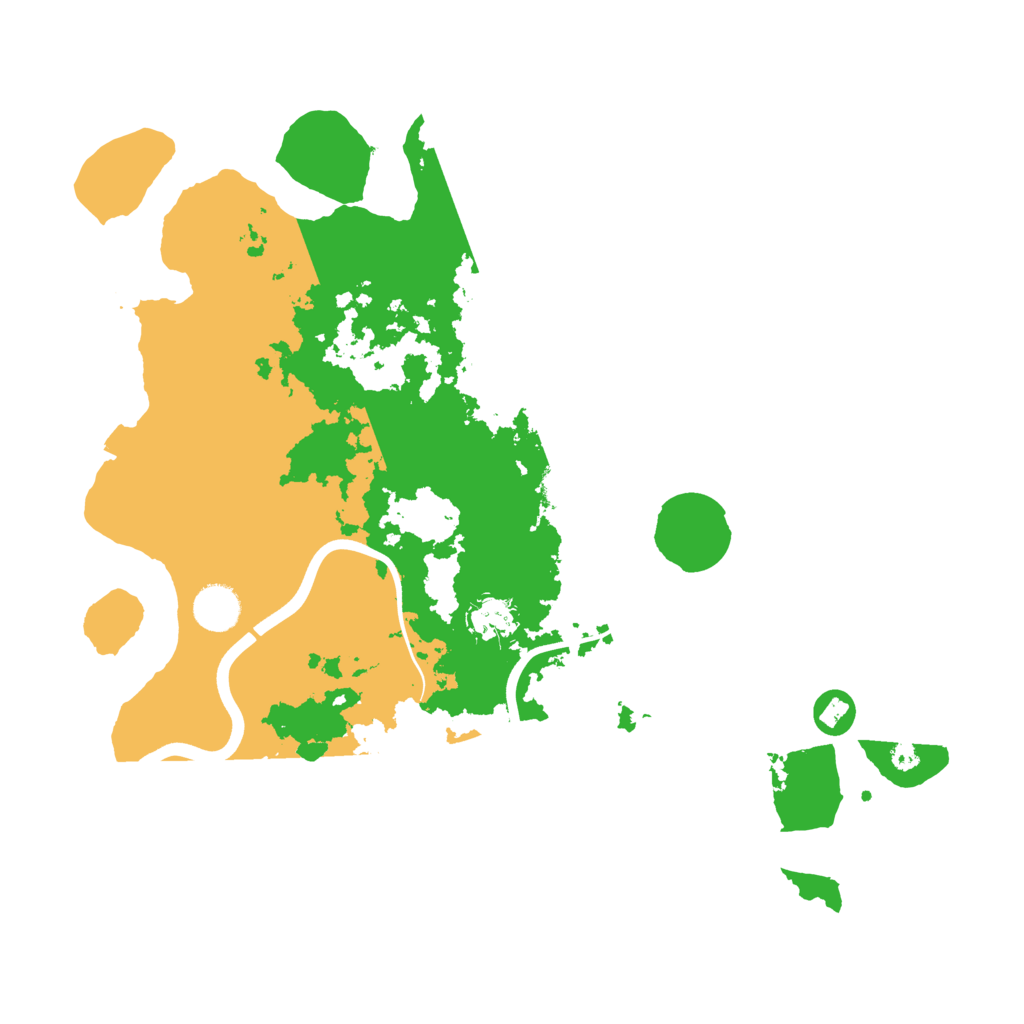 Biome Rust Map: Procedural Map, Size: 3850, Seed: 622241016