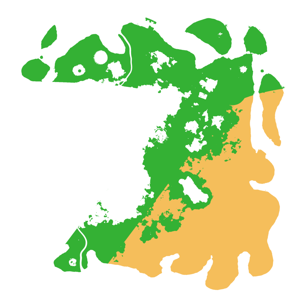Biome Rust Map: Procedural Map, Size: 3950, Seed: 95417