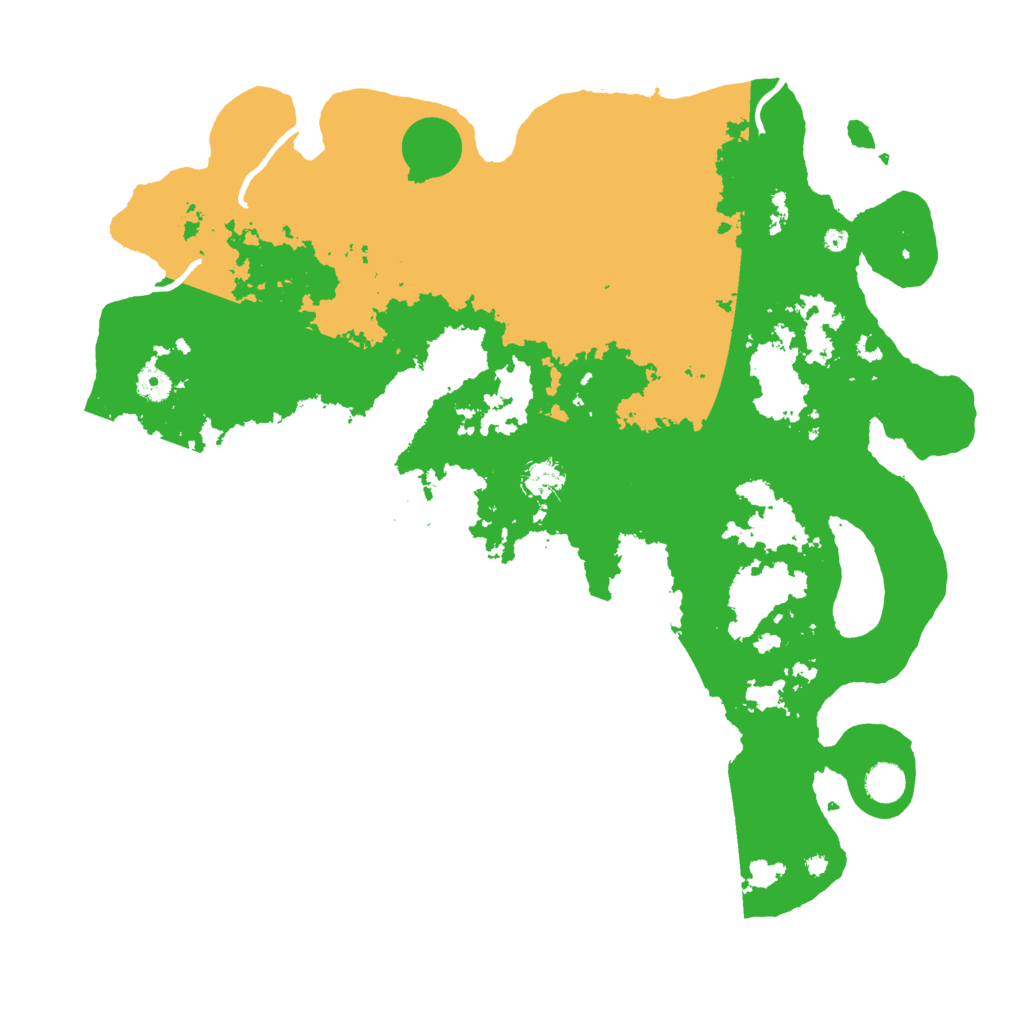 Biome Rust Map: Procedural Map, Size: 4500, Seed: 48323
