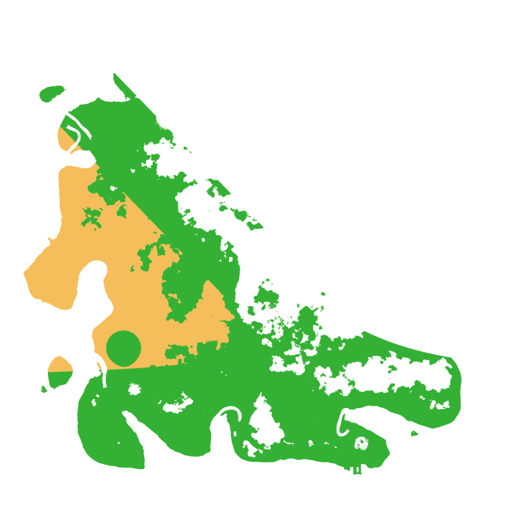 Biome Rust Map: Procedural Map, Size: 3850, Seed: 517811295