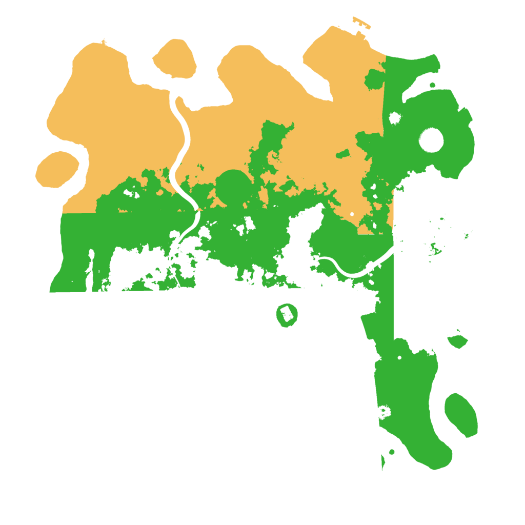 Biome Rust Map: Procedural Map, Size: 3950, Seed: 816944124