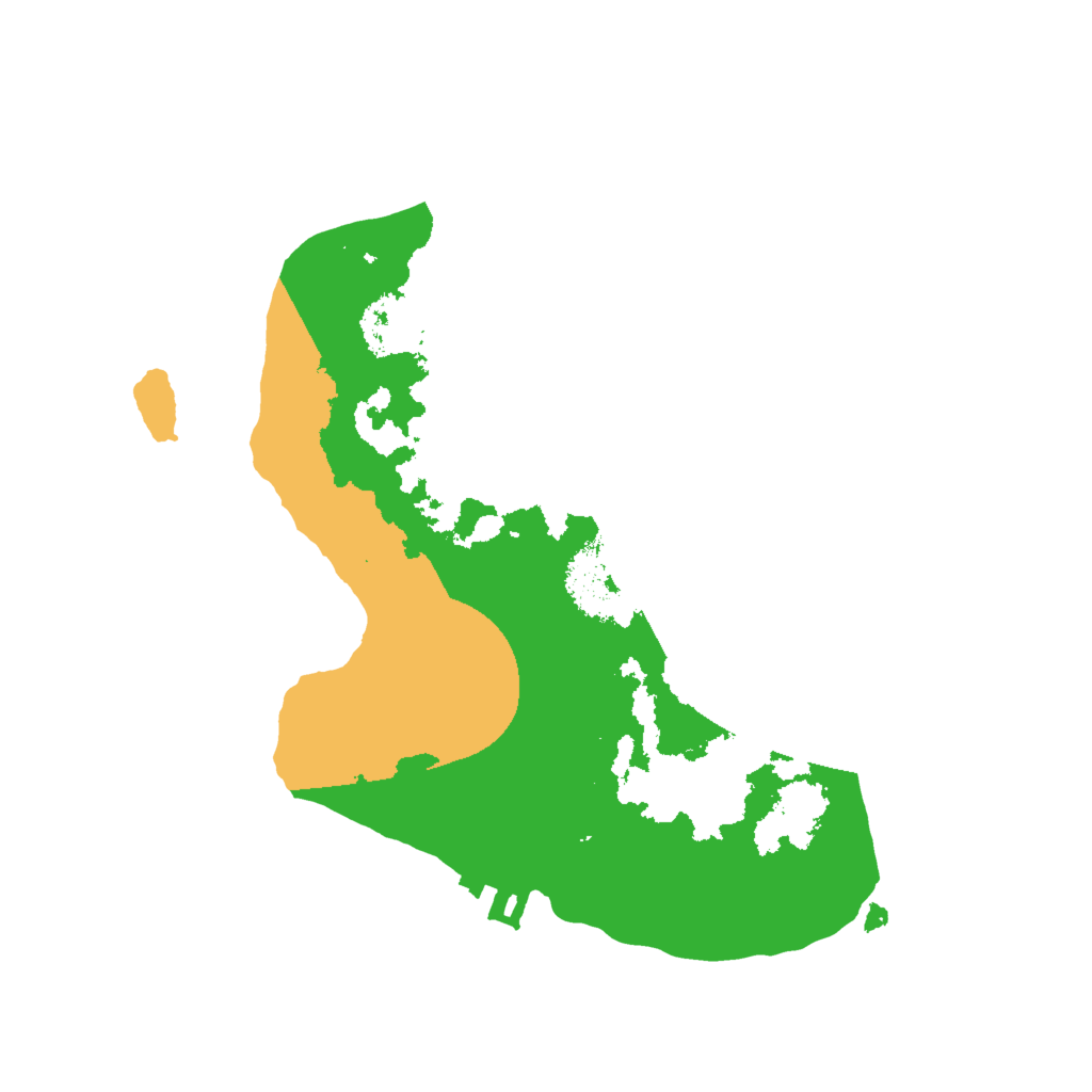 Biome Rust Map: Procedural Map, Size: 2000, Seed: 11609