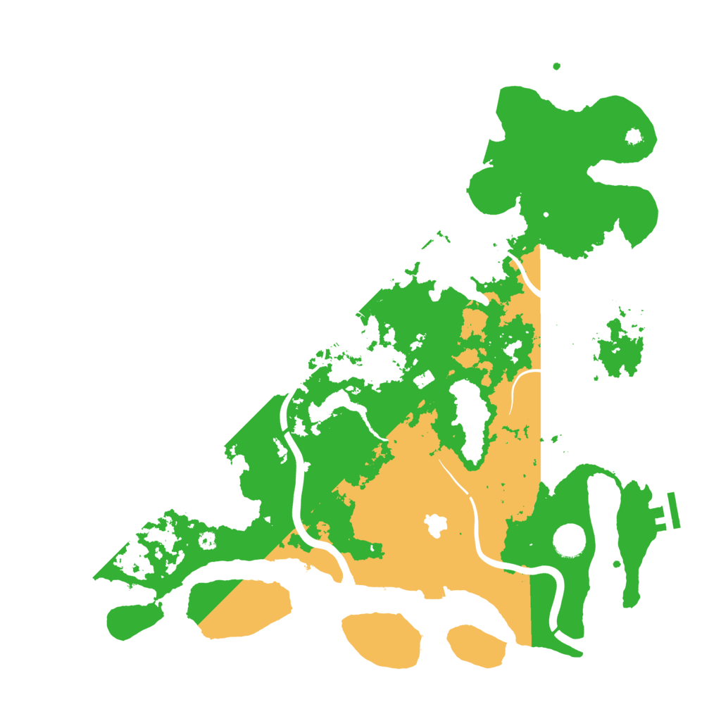 Biome Rust Map: Procedural Map, Size: 4000, Seed: 220407016
