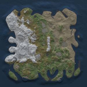 Thumbnail Rust Map: Procedural Map, Size: 4000, Seed: 1588373, 20 Monuments