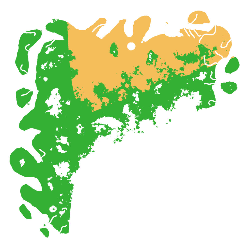 Biome Rust Map: Procedural Map, Size: 5500, Seed: 1223757121