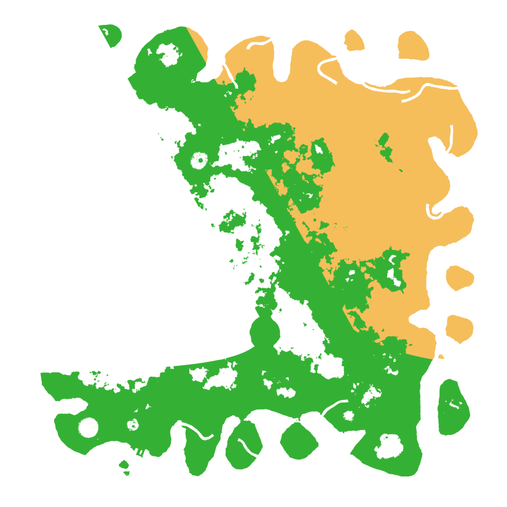 Biome Rust Map: Procedural Map, Size: 4500, Seed: 2883726