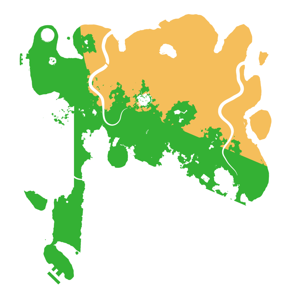 Biome Rust Map: Procedural Map, Size: 3850, Seed: 1744547993