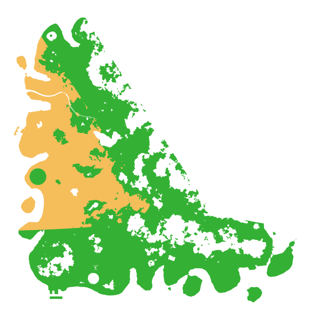 Biome Rust Map: Procedural Map, Size: 5000, Seed: 1689183890