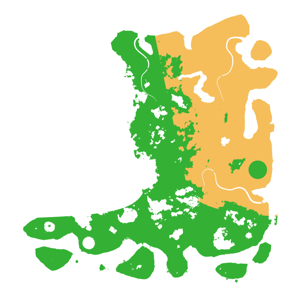 Biome Rust Map: Procedural Map, Size: 4250, Seed: 12345678