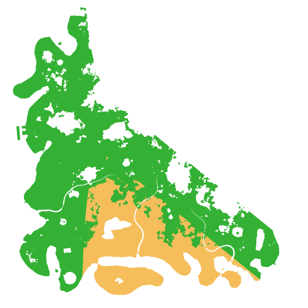 Biome Rust Map: Procedural Map, Size: 4500, Seed: 879