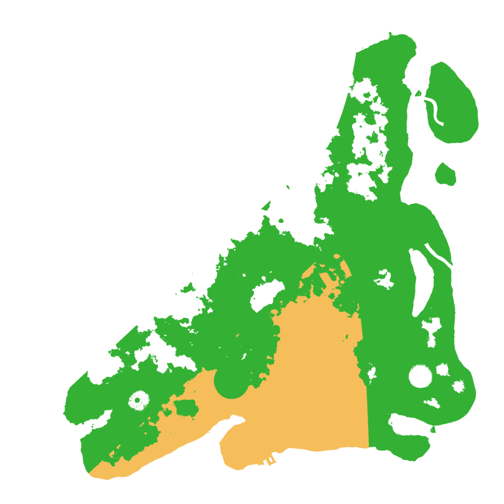 Biome Rust Map: Procedural Map, Size: 3850, Seed: 140293362