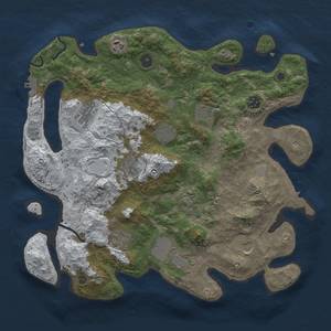 Thumbnail Rust Map: Procedural Map, Size: 3850, Seed: 1485035568, 20 Monuments