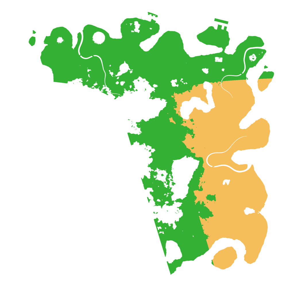 Biome Rust Map: Procedural Map, Size: 4250, Seed: 5241
