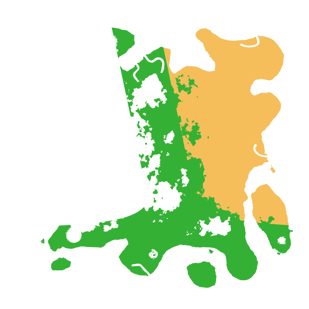 Biome Rust Map: Procedural Map, Size: 3550, Seed: 600285