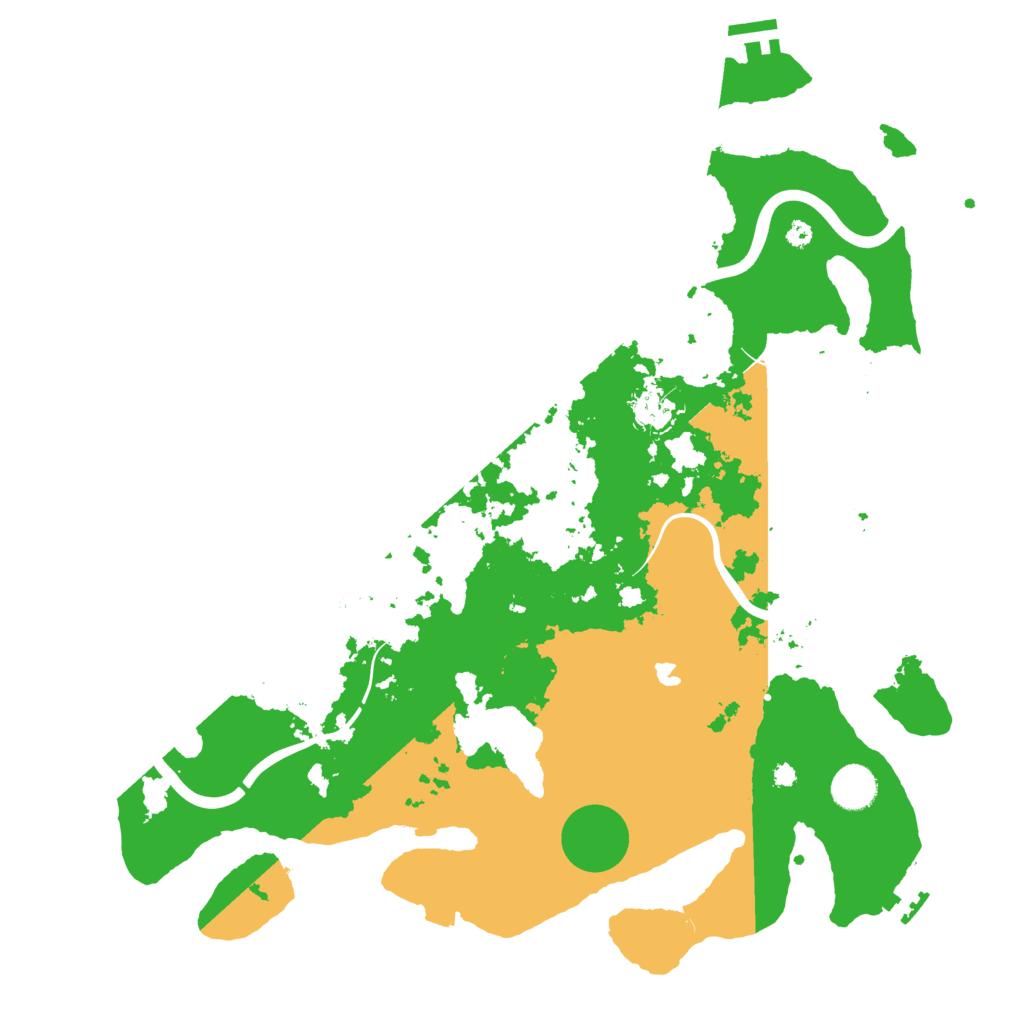 Biome Rust Map: Procedural Map, Size: 4000, Seed: 8043351