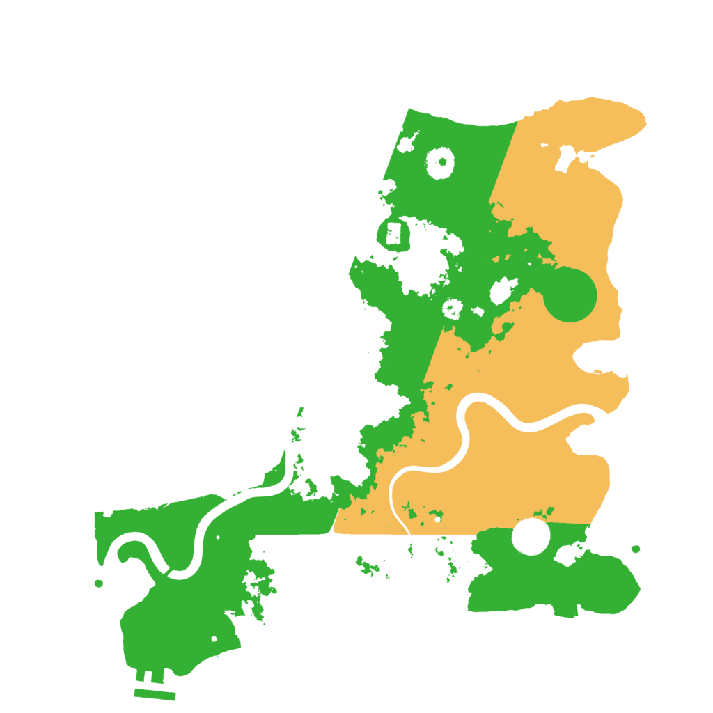 Biome Rust Map: Procedural Map, Size: 3500, Seed: 1943482179