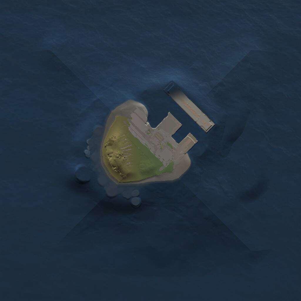 Rust Map: Procedural Map, Size: 1005, Seed: 1910046538, 2 Monuments